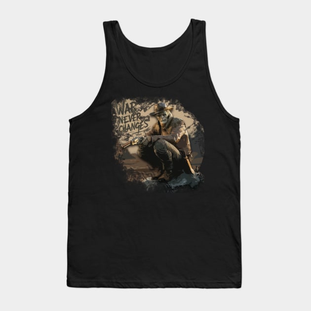 Ghoul in the Wasteland Tank Top by DreamSquirrel